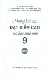 NHỮNG BÀI VĂN ĐẠT ĐIỂM CAO CỦA HỌC SINH GIỎI LỚP 9 (Dùng chung cho các bộ SGK hiện hành)